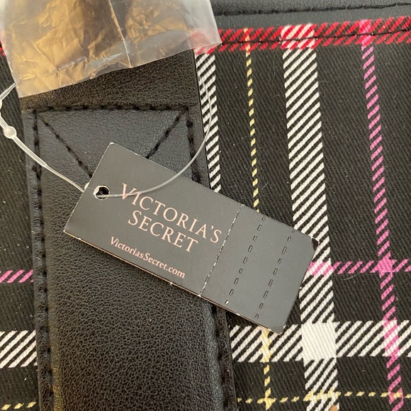 Victoria’s Secret Tote Bag Red Black New - Picture 12 of 16